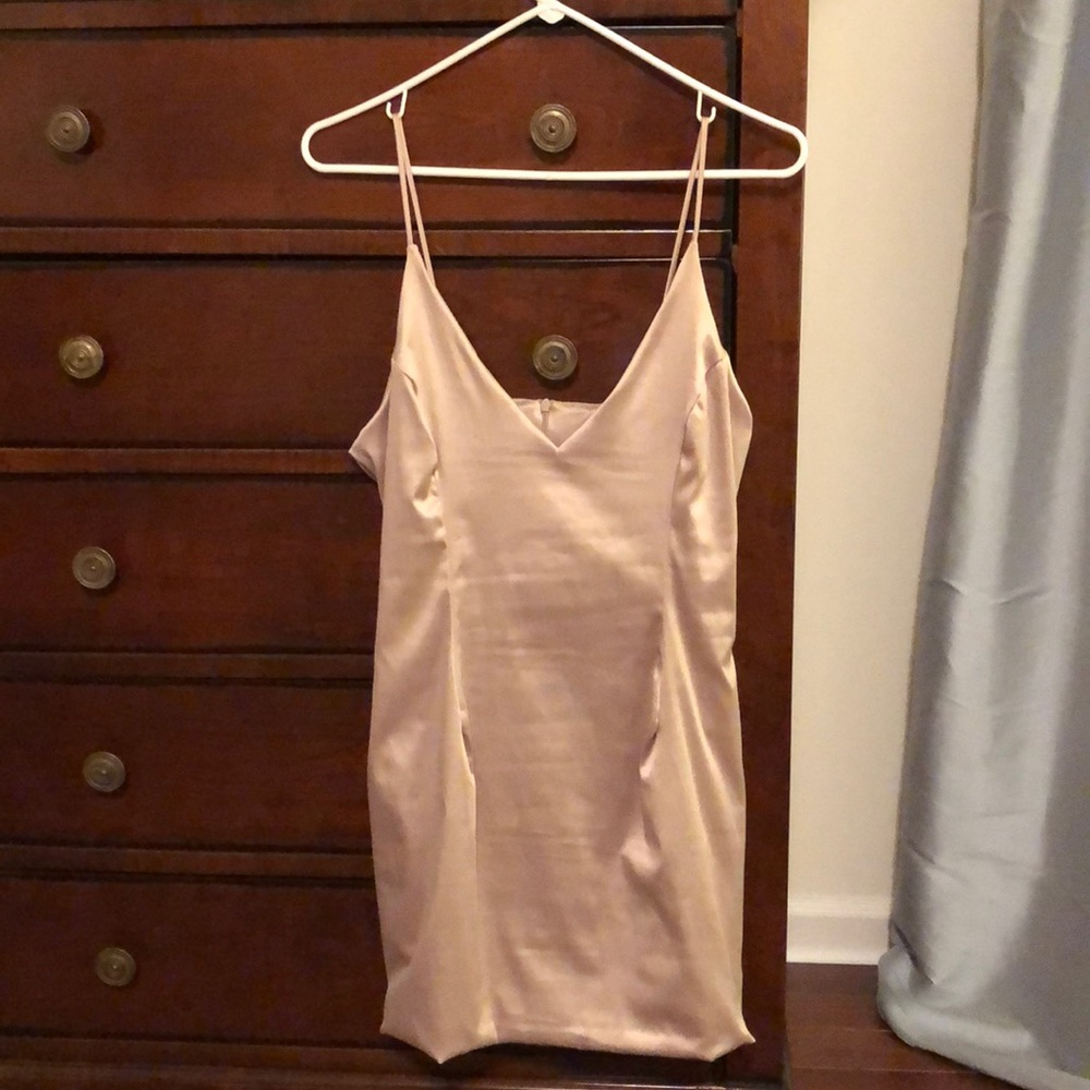 Womens lux silk dress